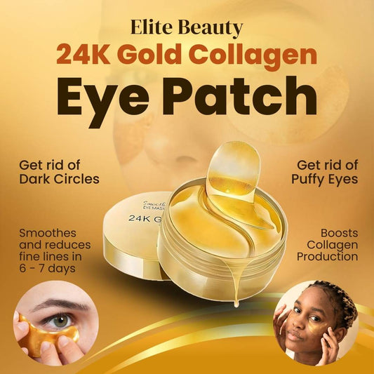 Elite Beauty 24K Gold Under Eye Mask Patches