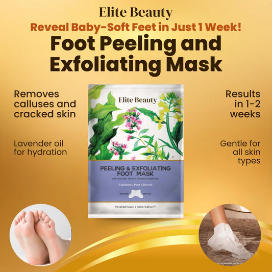 Foot Peeling and Exfoliating Mask - Made In Korea