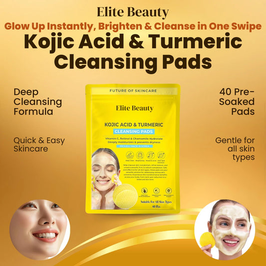 Korean Kojic Acid & Turmeric Cleansing Pads