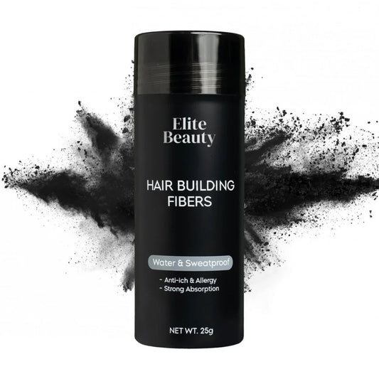 Elite Beauty Hair Thickening Fibers - Black